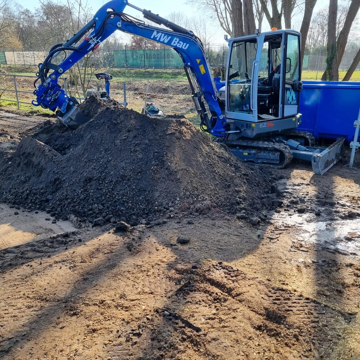 MW Bau Garten Bagger